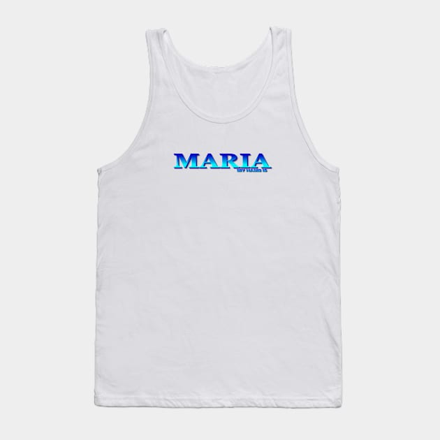 MARIA. MY NAME IS MARIA. SAMER BRASIL Tank Top by Samer Brasil